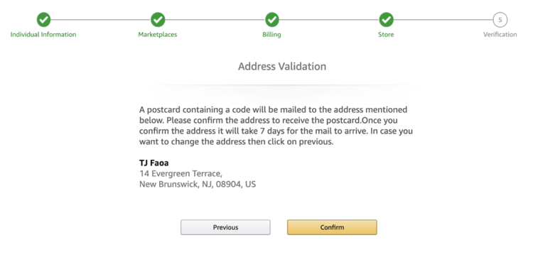 Address Validation by Amazon